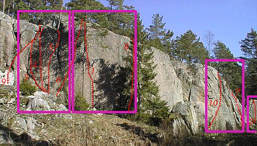 Hagbyberget topo